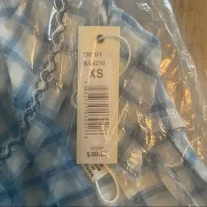 Blouse Max Studio Femme - Noeud Sur Le Côté - Taille M Bleu - Neuf Avec Étiquettes